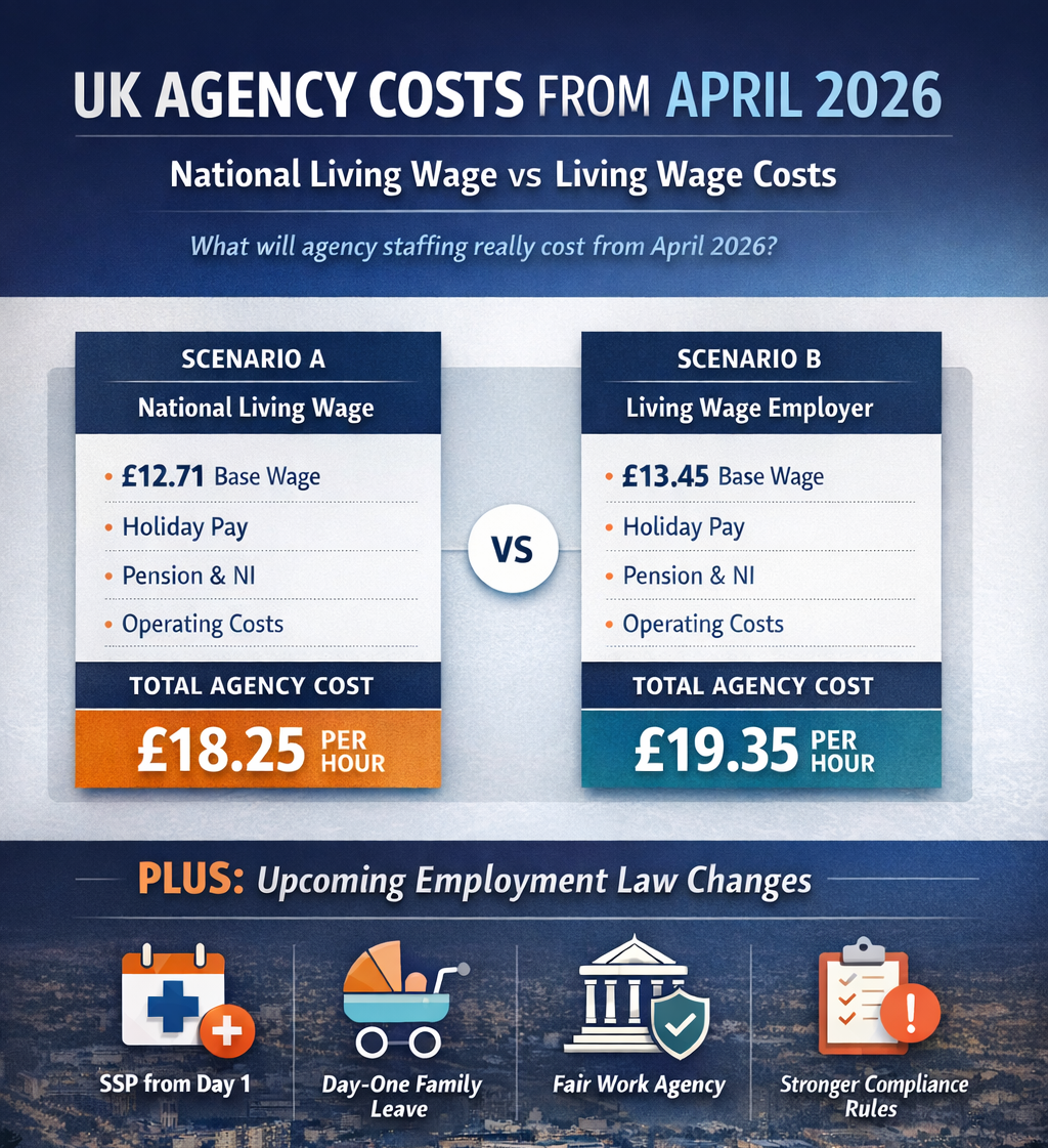 NLW vs RLW: Agency Minimum Rates 2026